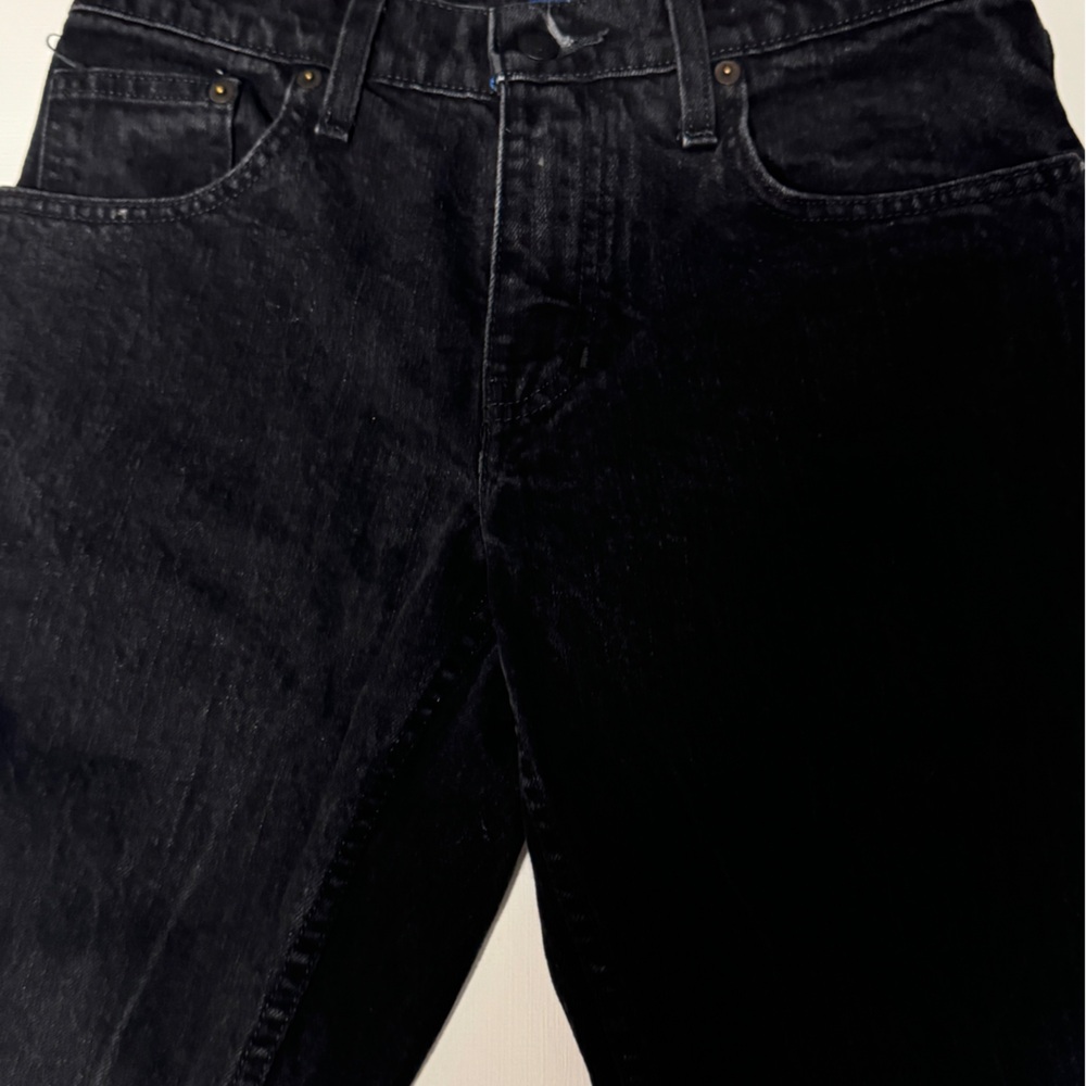 Arizona Flex Slim Straight Black Jeans - Size 28X32
